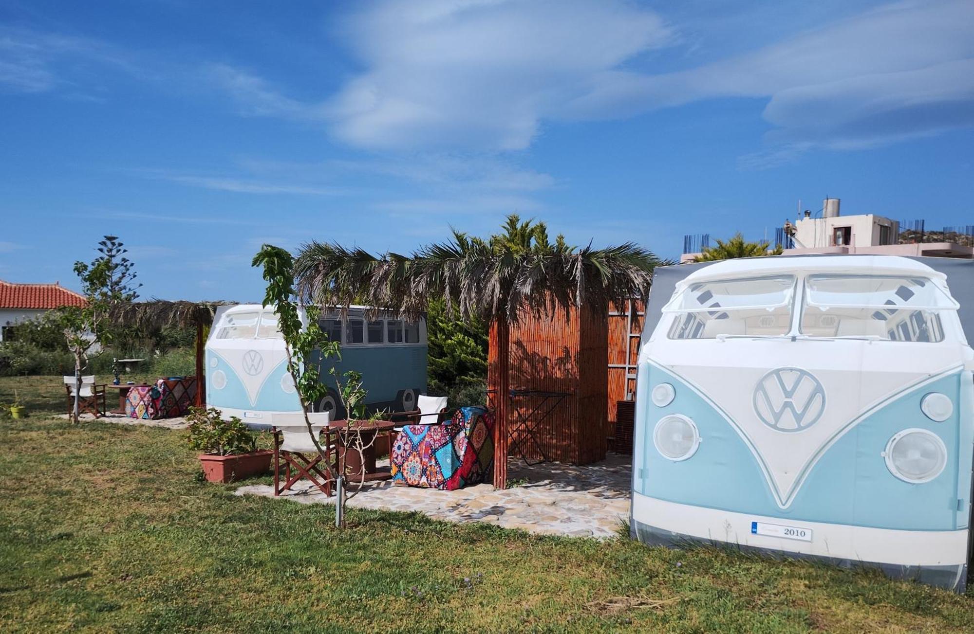 Cornelia Hippie Magic Bus Villa Kissamos Ngoại thất bức ảnh