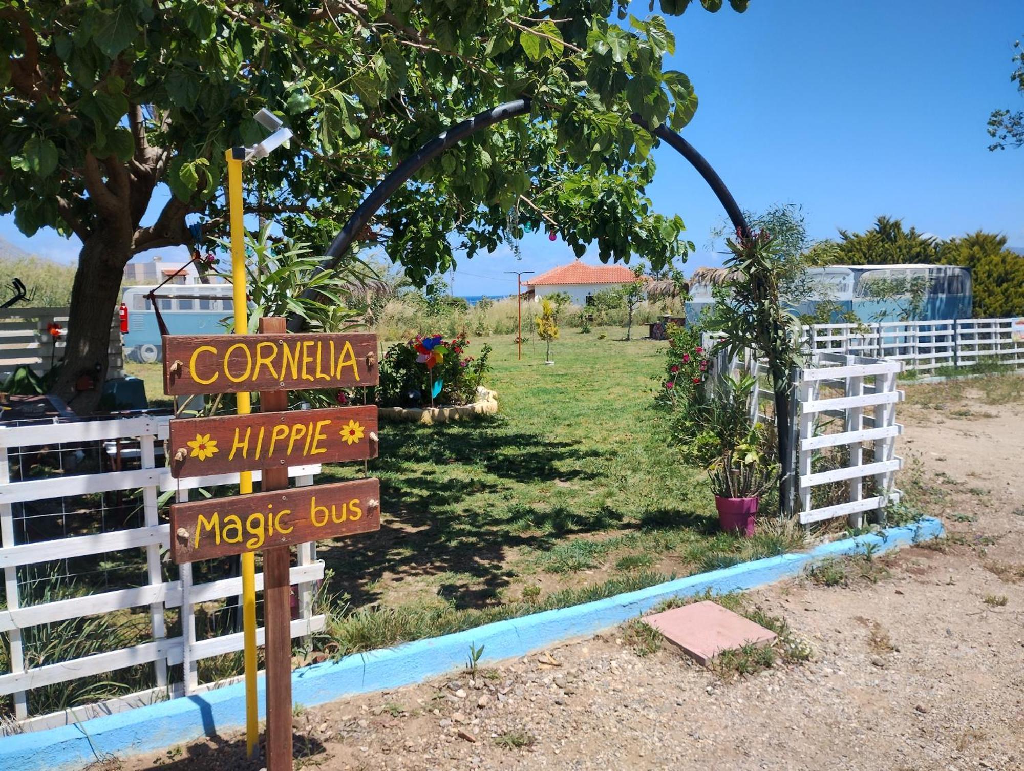 Cornelia Hippie Magic Bus Villa Kissamos Ngoại thất bức ảnh